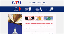 Desktop Screenshot of globaltravelvisas.com
