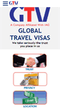 Mobile Screenshot of globaltravelvisas.com